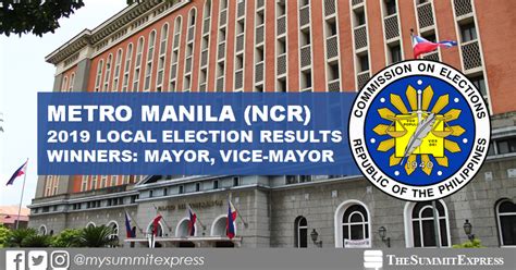 2019 Manila local elections .